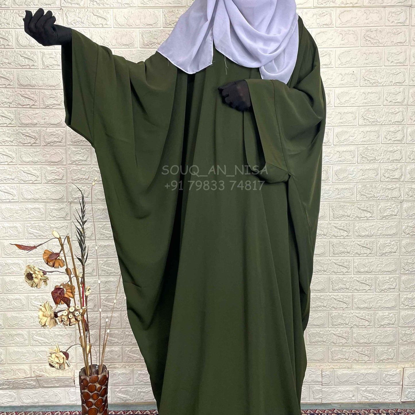 Kaftan Abaya With Broad Sleeves