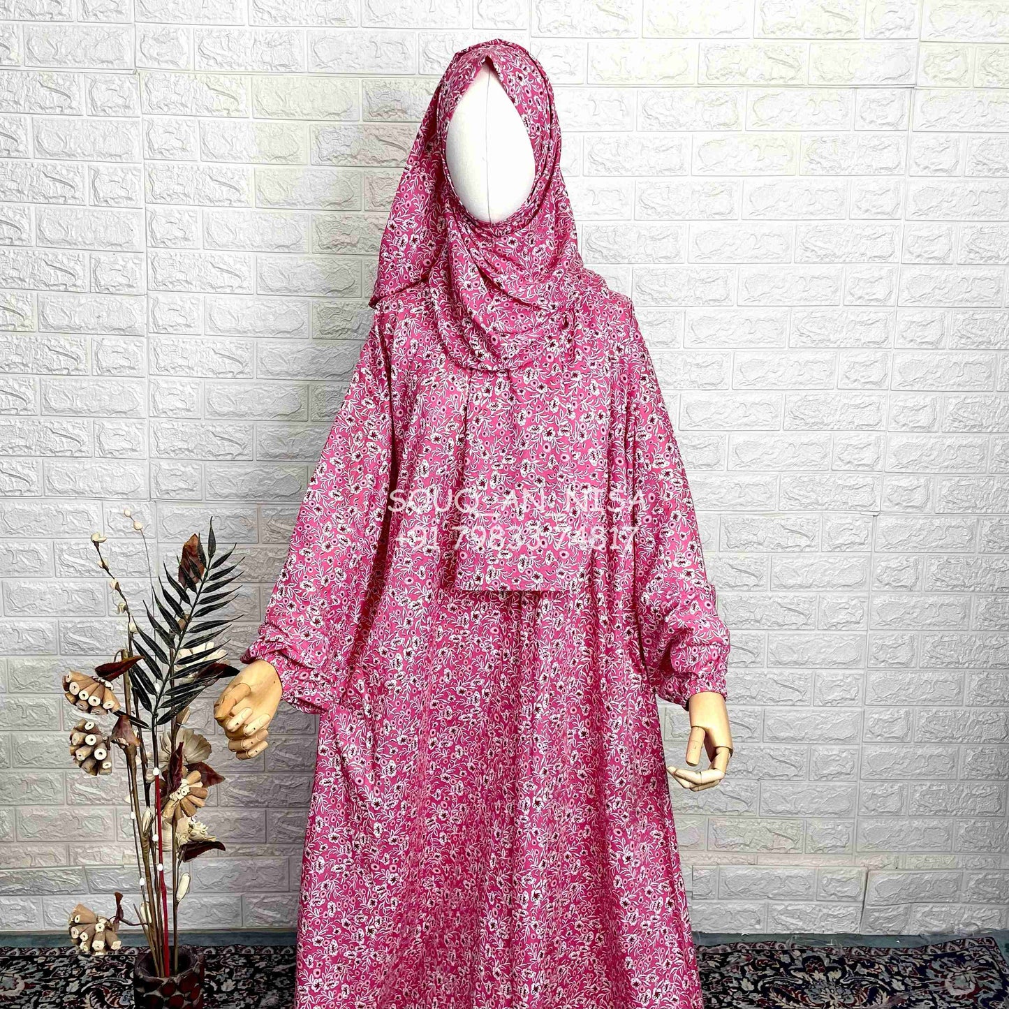 Full Prayer Dress With Dupatta