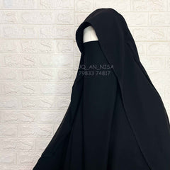 Black Flap Khimar