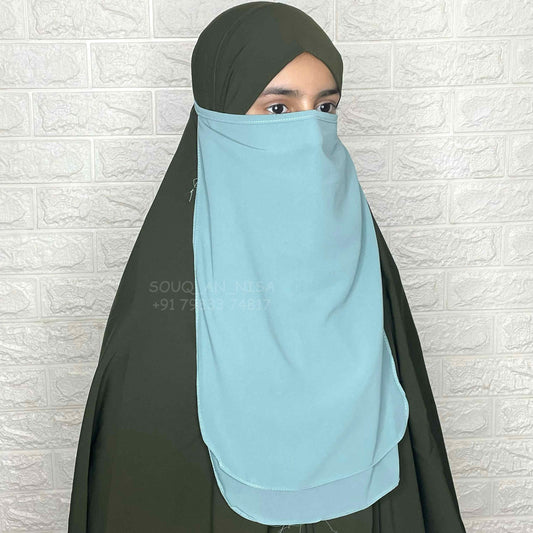 Malaysian Georgette Half Niqab