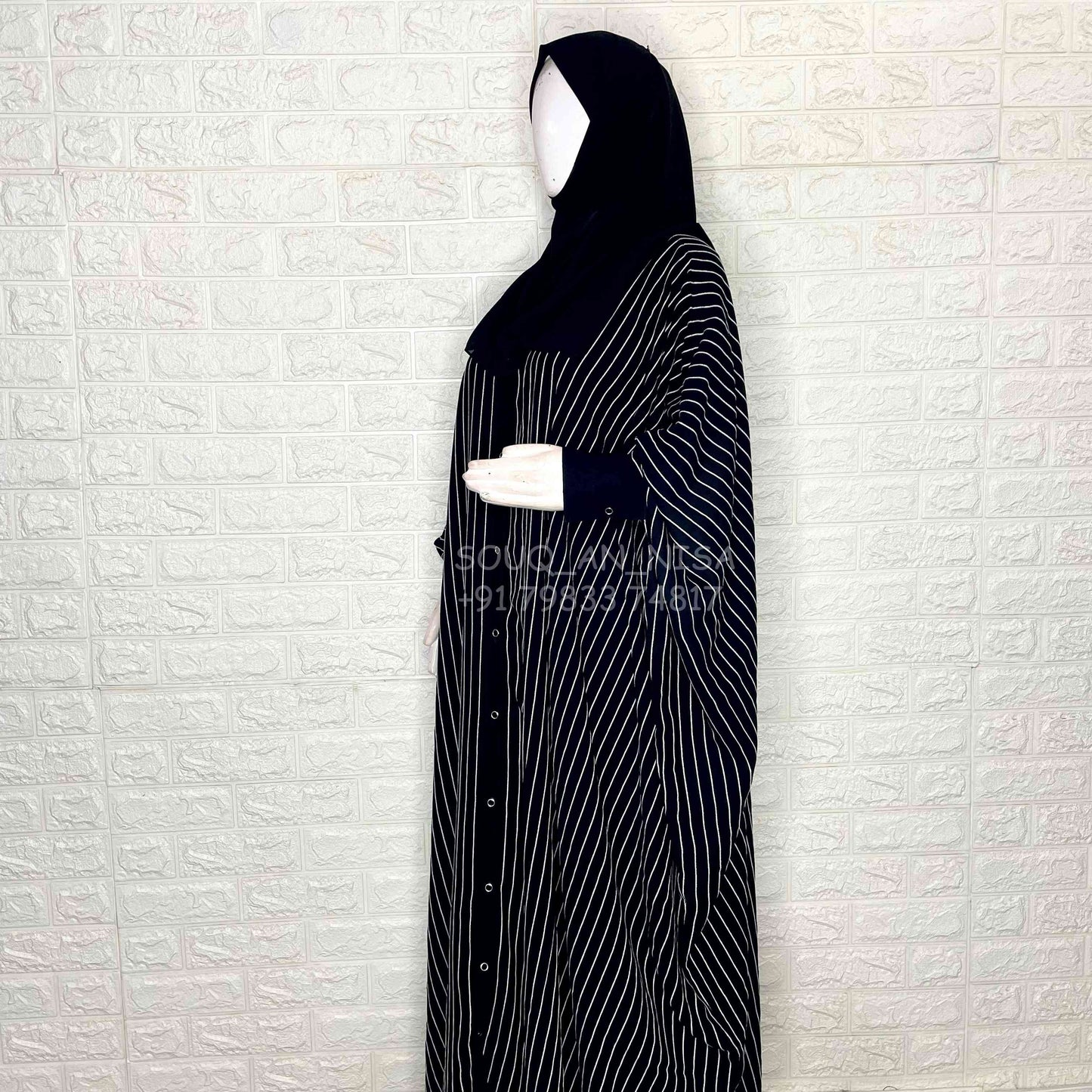 Stripes Kaftan Abaya