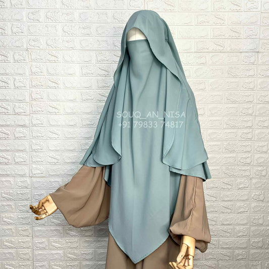 Sapphire Flap Khimar