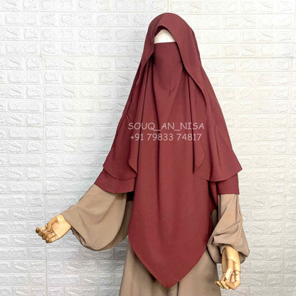 Pecan Flap Khimar