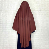 Brown Round Khimar