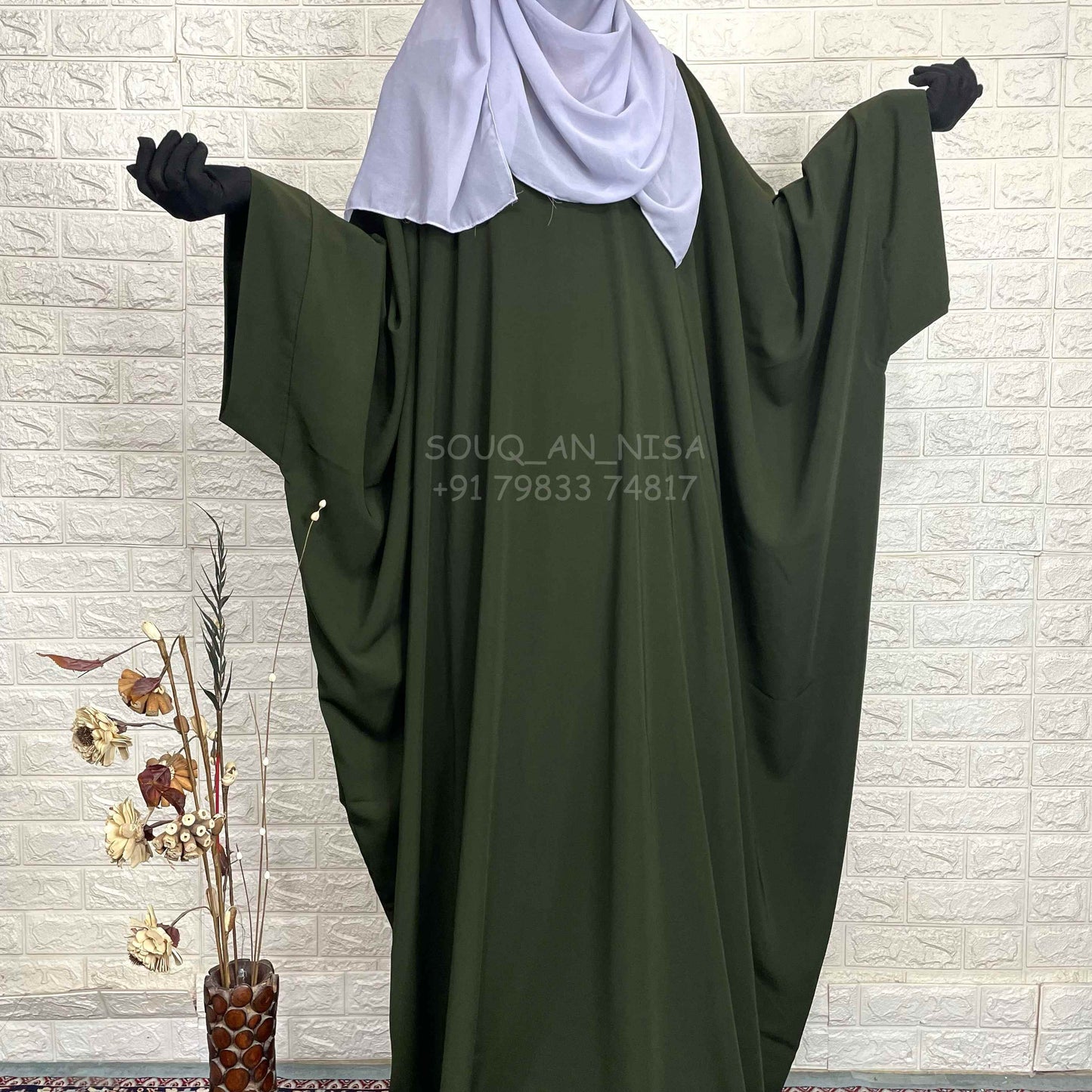 Kaftan Abaya With Broad Sleeves