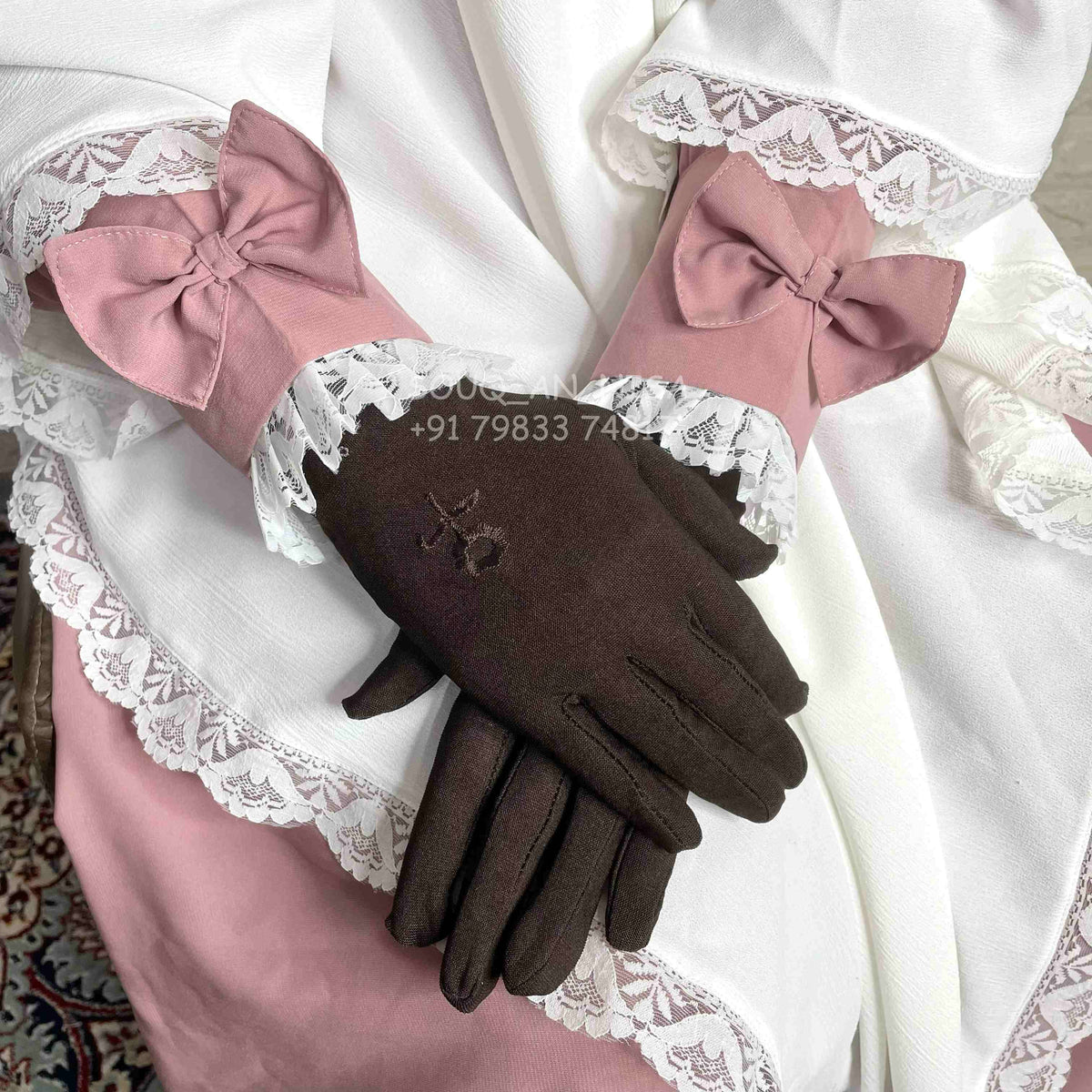 Dark Brown Hand Gloves