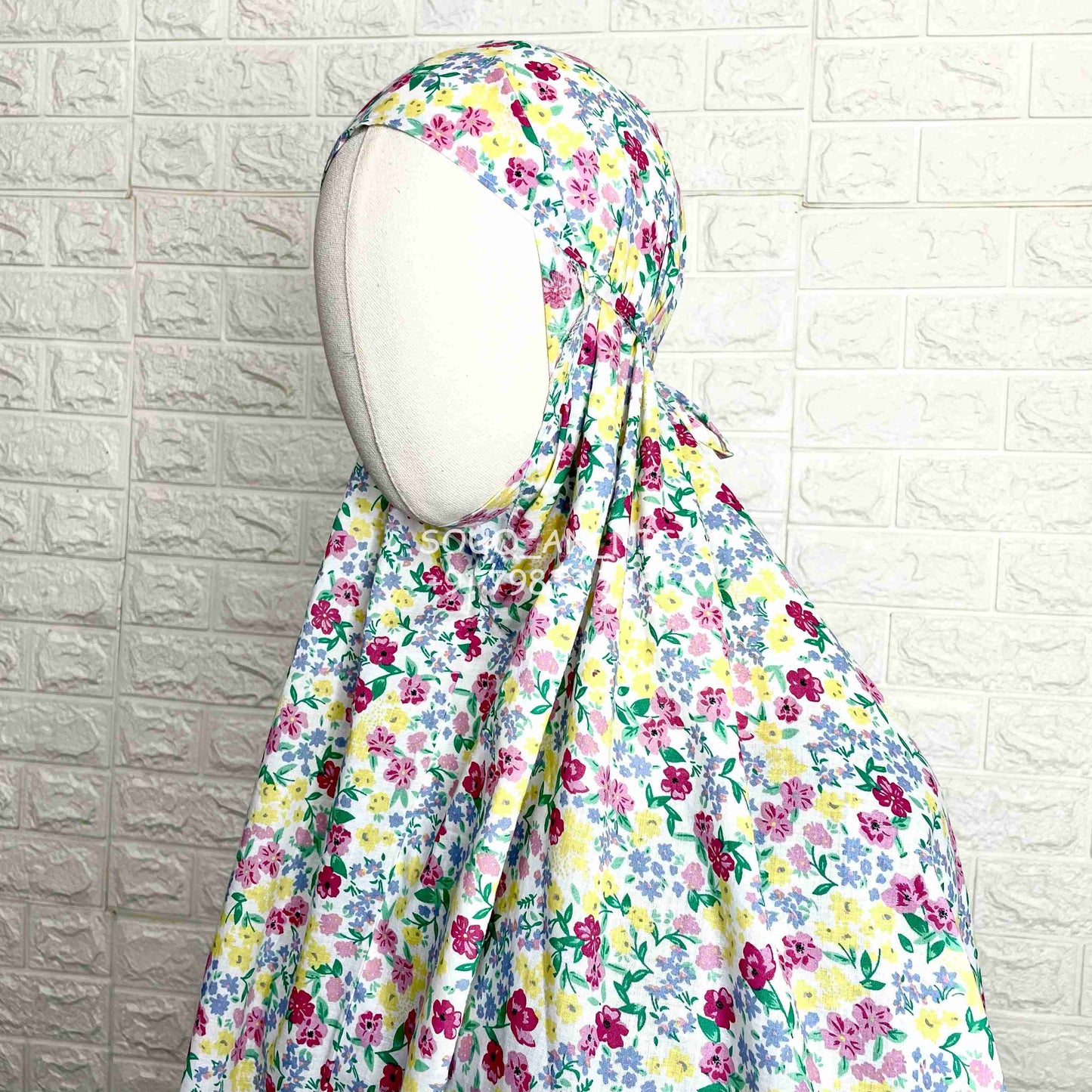 Pure Cotton Ruffle Khimar