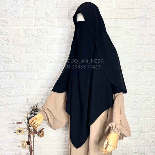 Black Flap Khimar