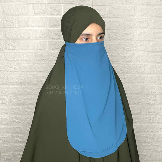 Malaysian Georgette Half Niqab