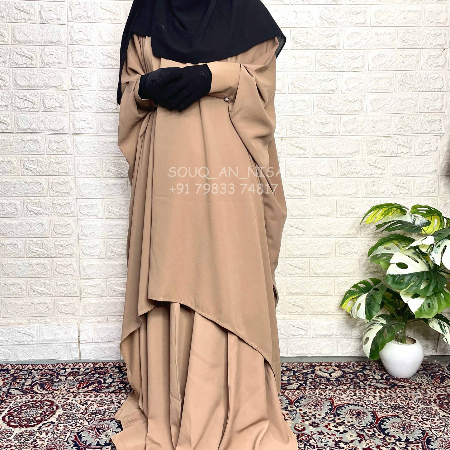 Two Pc Butterfly Abaya