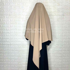 Beige Diamond Khimar