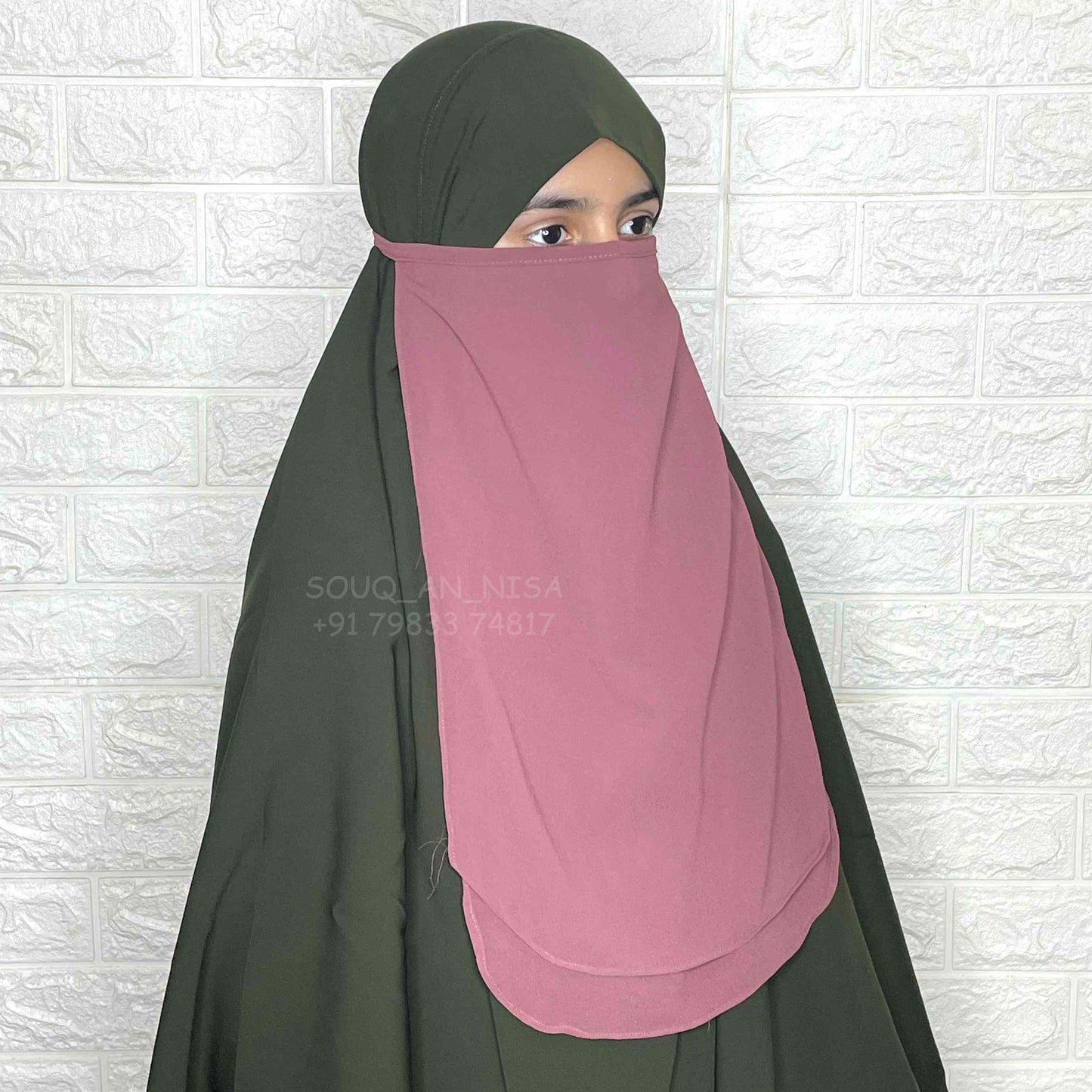 Malaysian Georgette Half Niqab