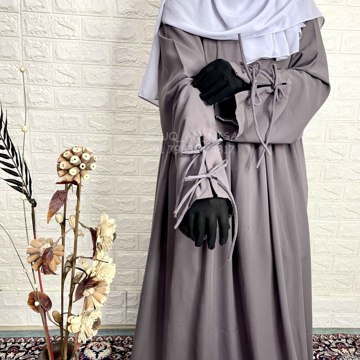 Tie String Abaya