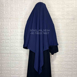 Navy Blue Diamond Khimar