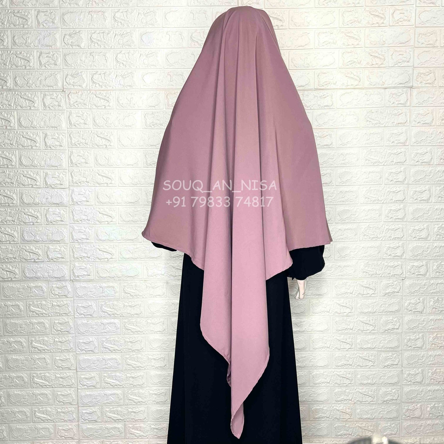 Dusty Mauve Diamond Khimar