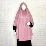 Pastel Pink Round Khimar