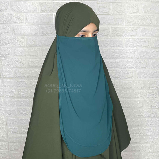 Malaysian Georgette Half Niqab