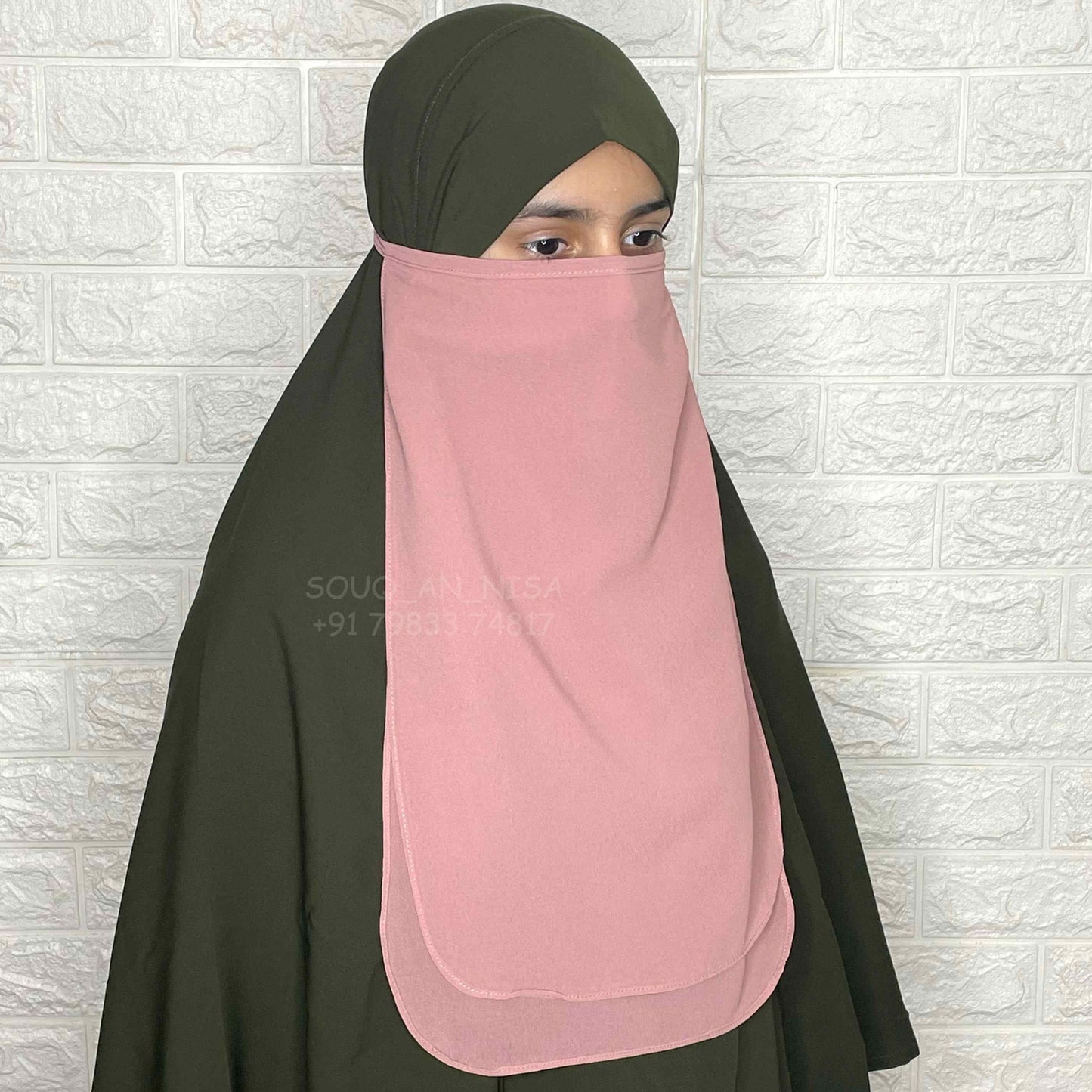 Malaysian Georgette Half Niqab