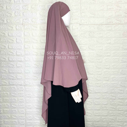 Dusty Mauve Diamond Khimar