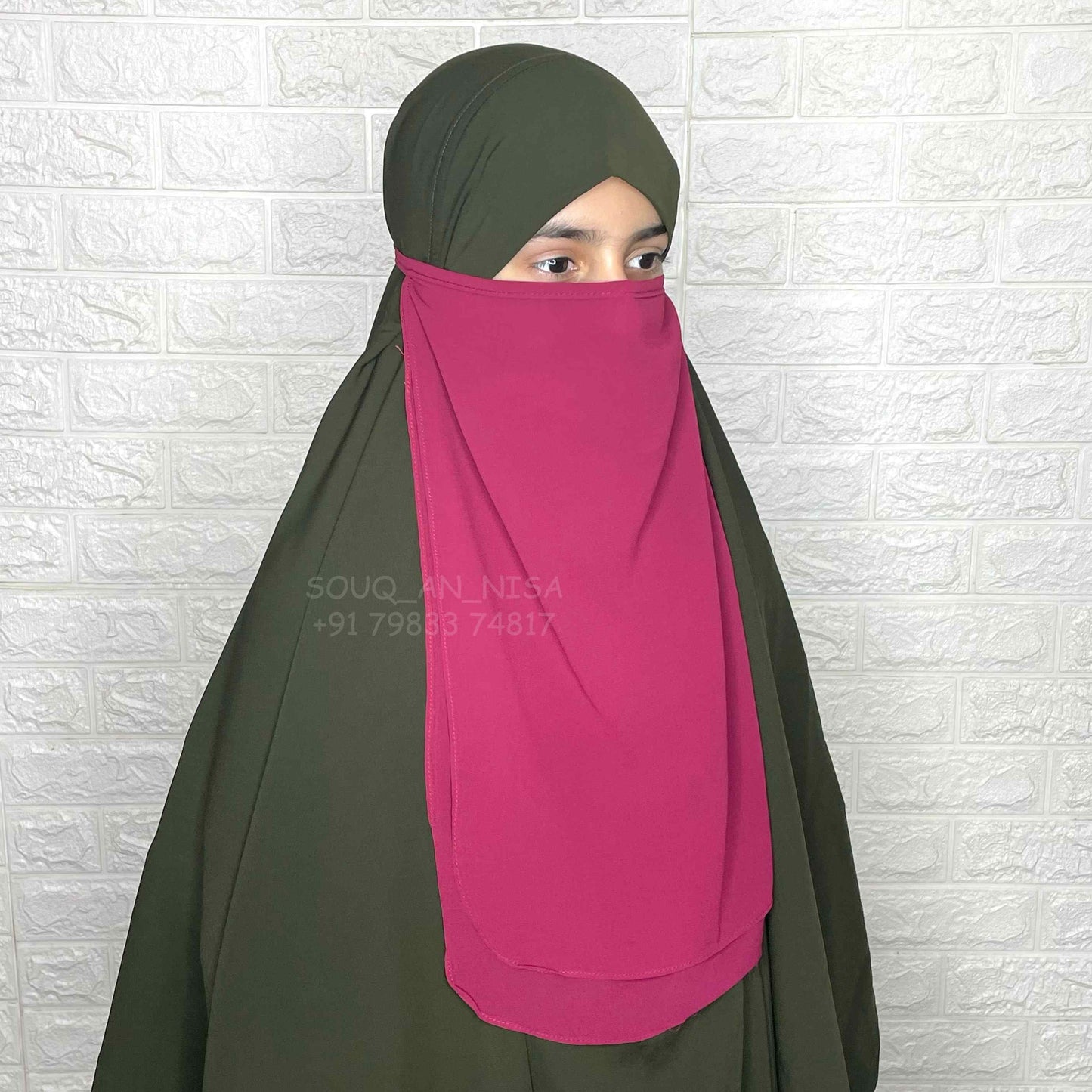 Malaysian Georgette Half Niqab