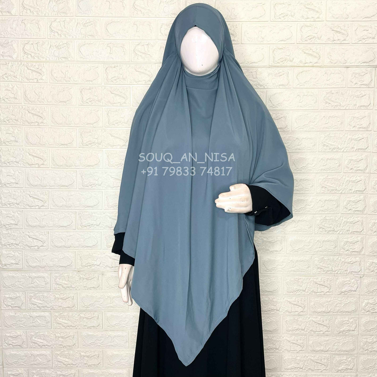 Grey Diamond Khimar