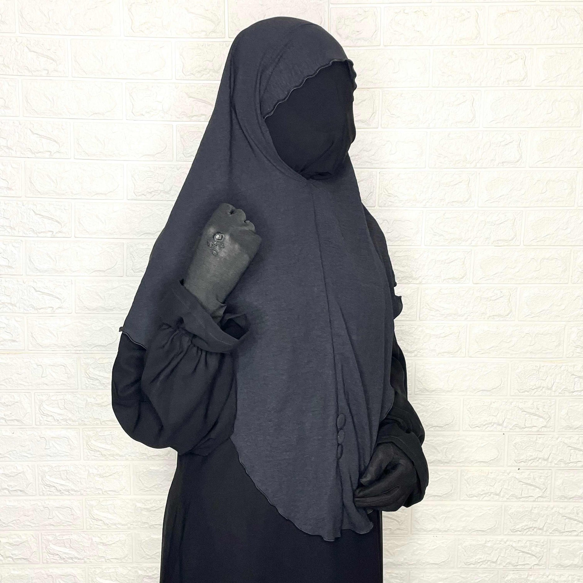 Salang ベアウールケープ ブラウン　Mサイズ Indonesian Style Khimar – Souq an nisa