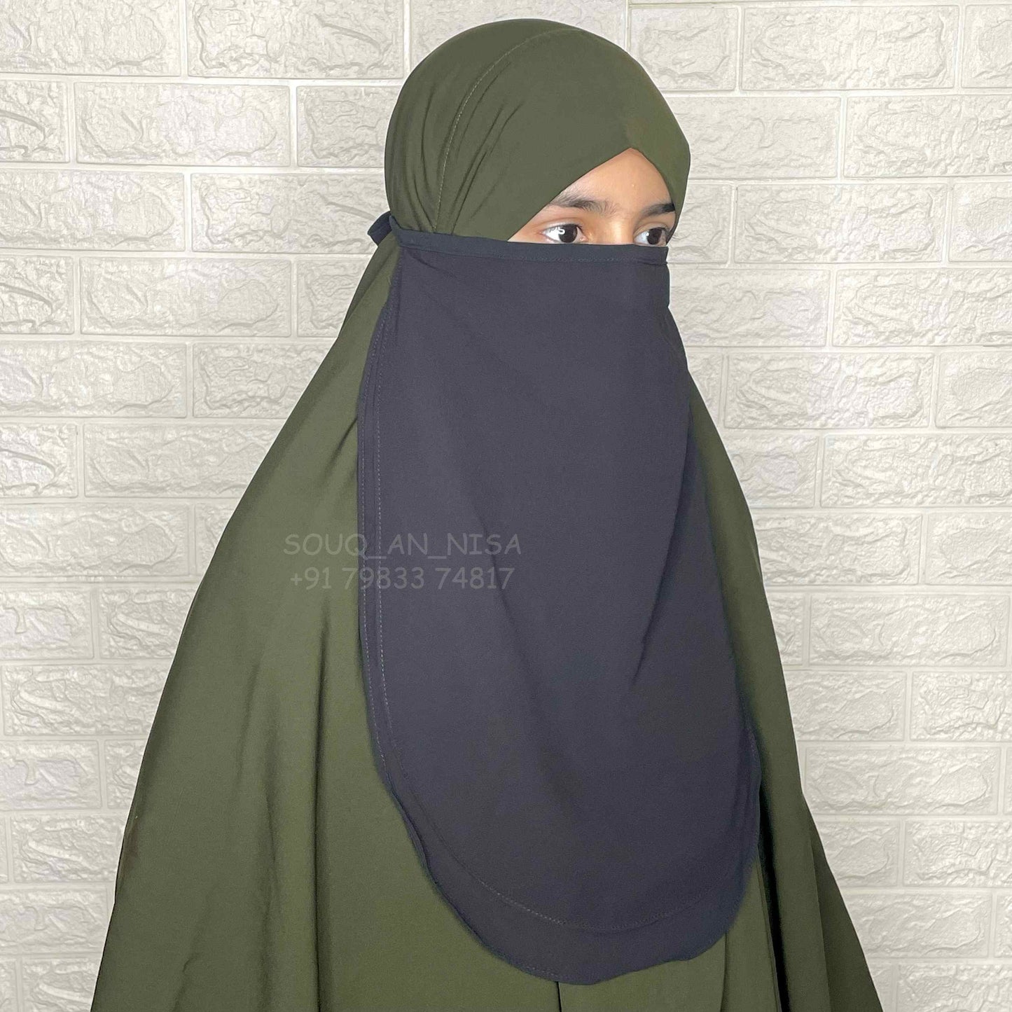 Malaysian Georgette Half Niqab