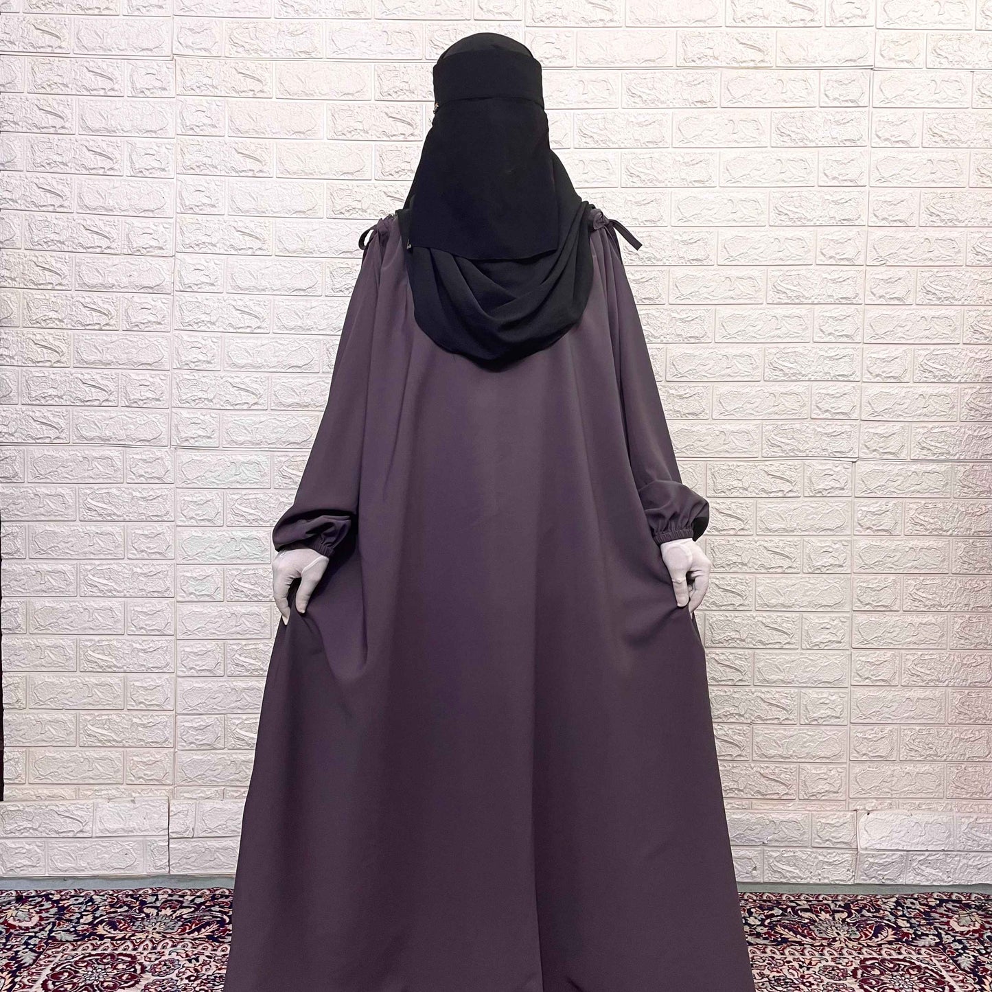 Lavender IQRA String Abaya