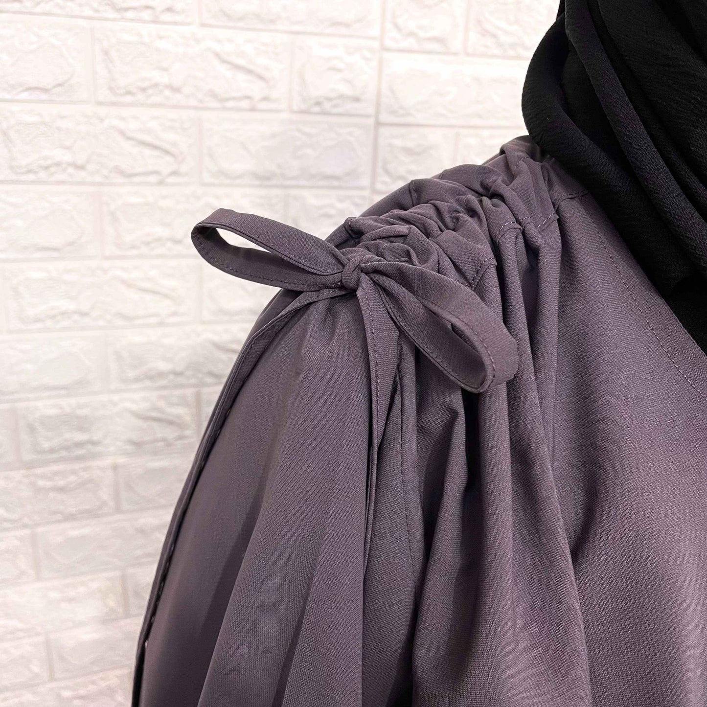 Lavender IQRA String Abaya