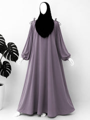 Lavender IQRA String Abaya