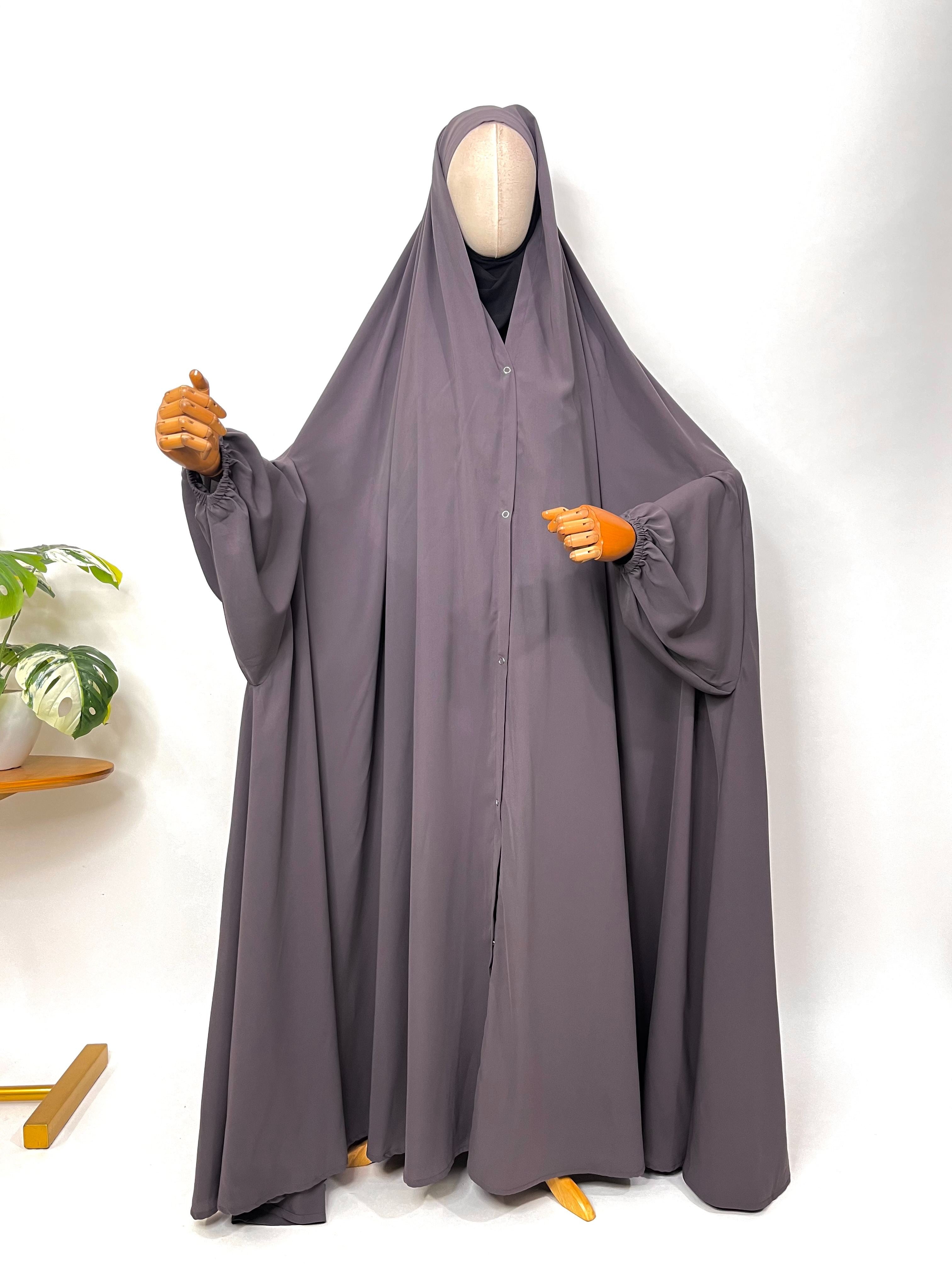 Lavender Irani Chadar With Sleeves