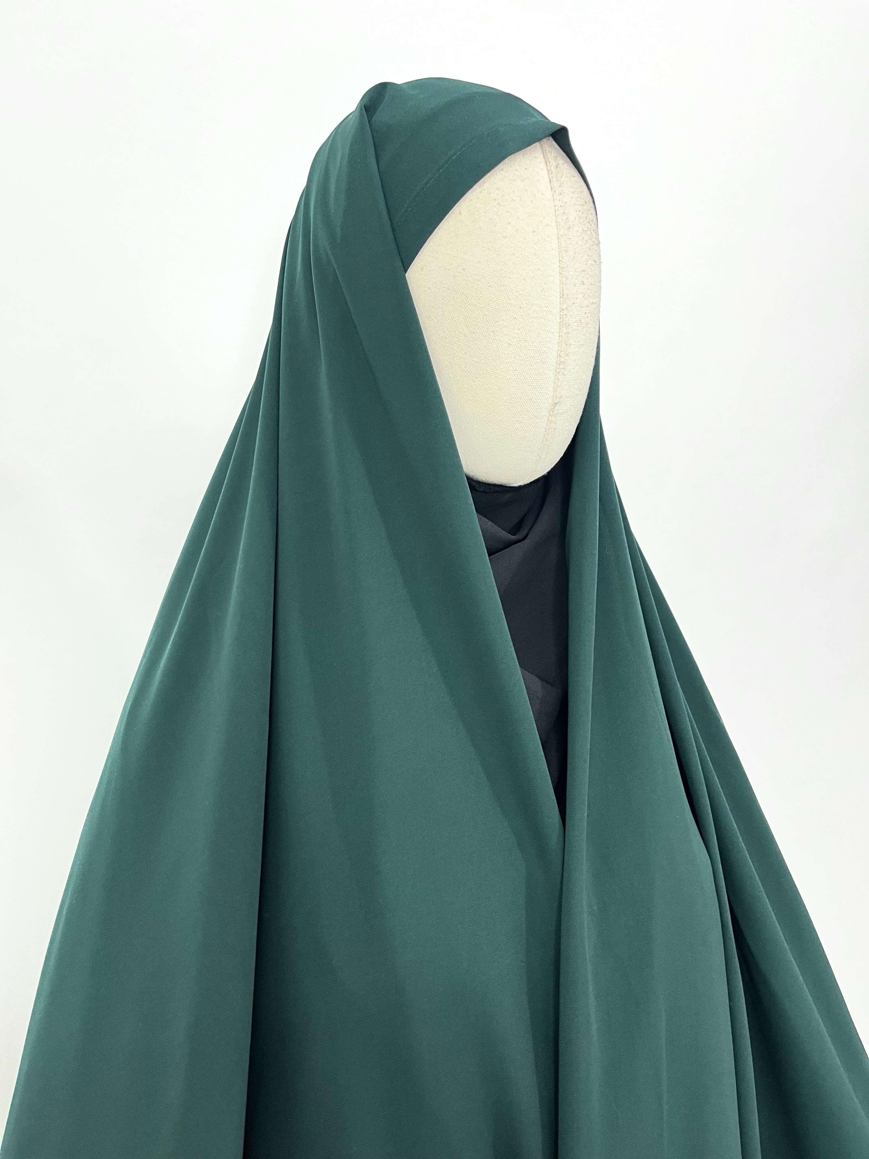 Hunter Green Irani Chadar Without Sleeves