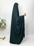 Hunter Green Irani Chadar Without Sleeves