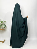 Hunter Green Irani Chadar Without Sleeves