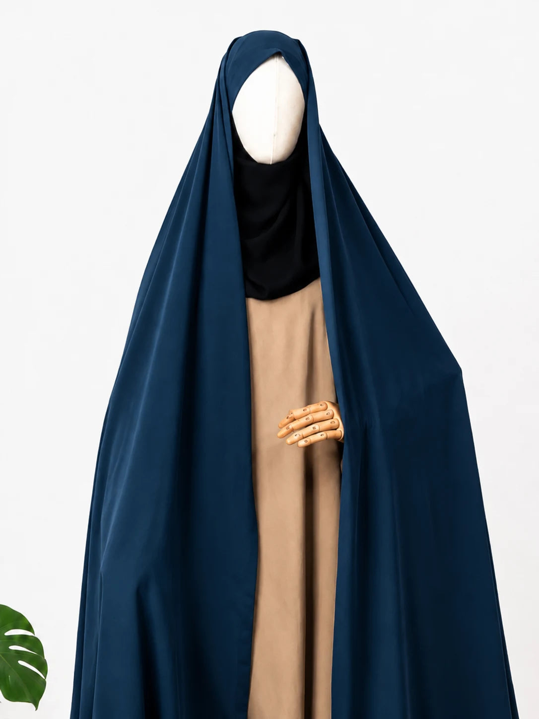 Crystal Blue Irani Chadar Without Sleeves