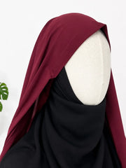 Maroon Irani Chadar Without Sleeves