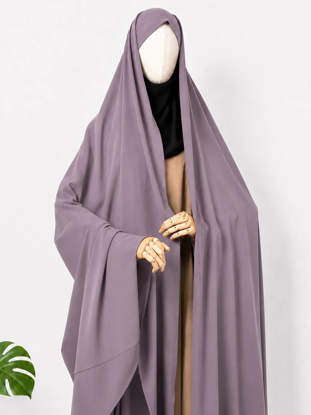 Lavender Irani Chadar Without Sleeves