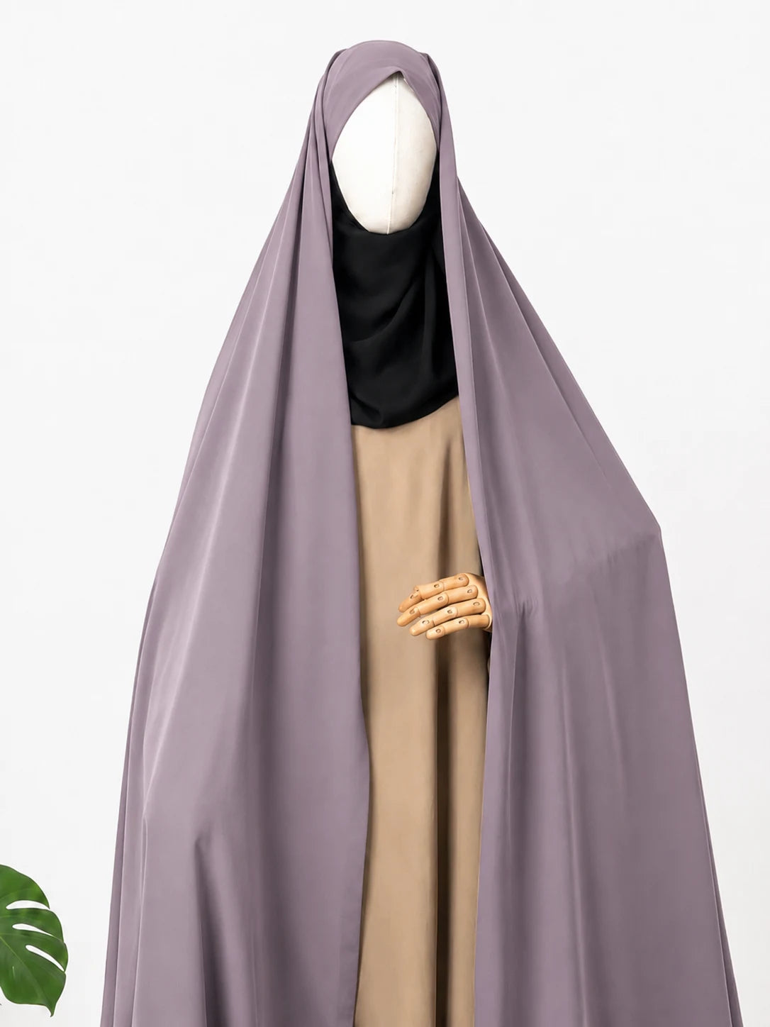 Lavender Irani Chadar Without Sleeves