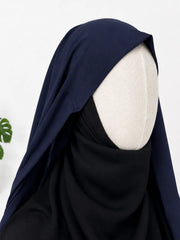 Navy Blue Irani Chadar Without Sleeves