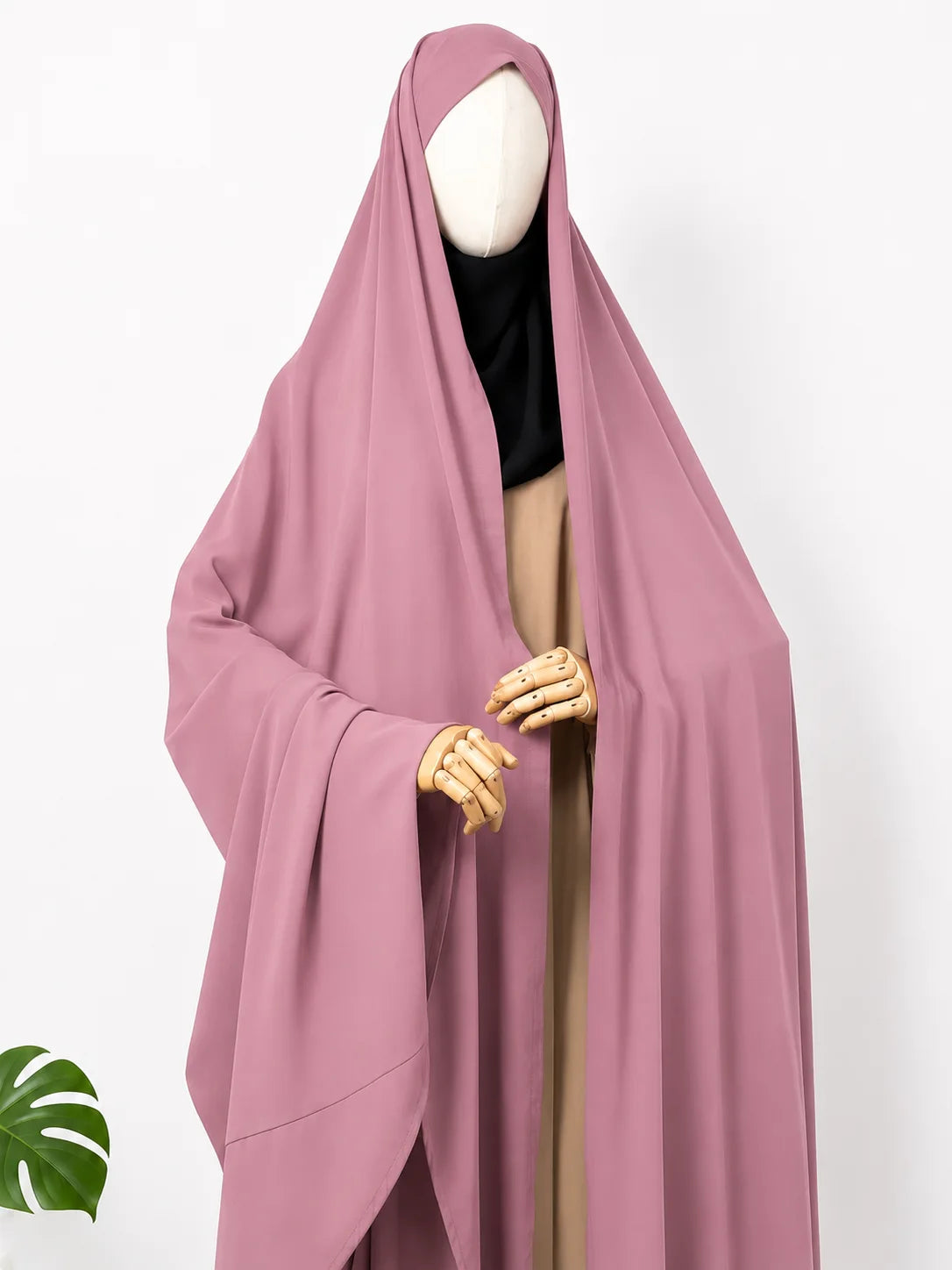 Pastel Pink Irani Chadar Without Sleeves
