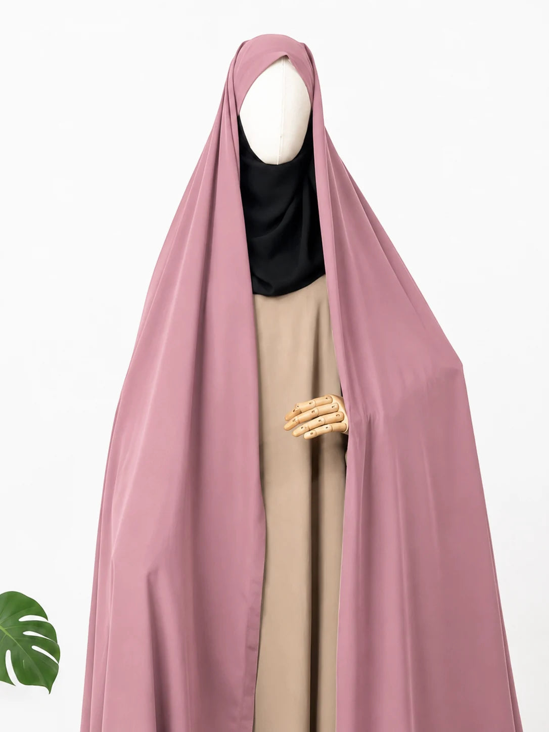 Pastel Pink Irani Chadar Without Sleeves