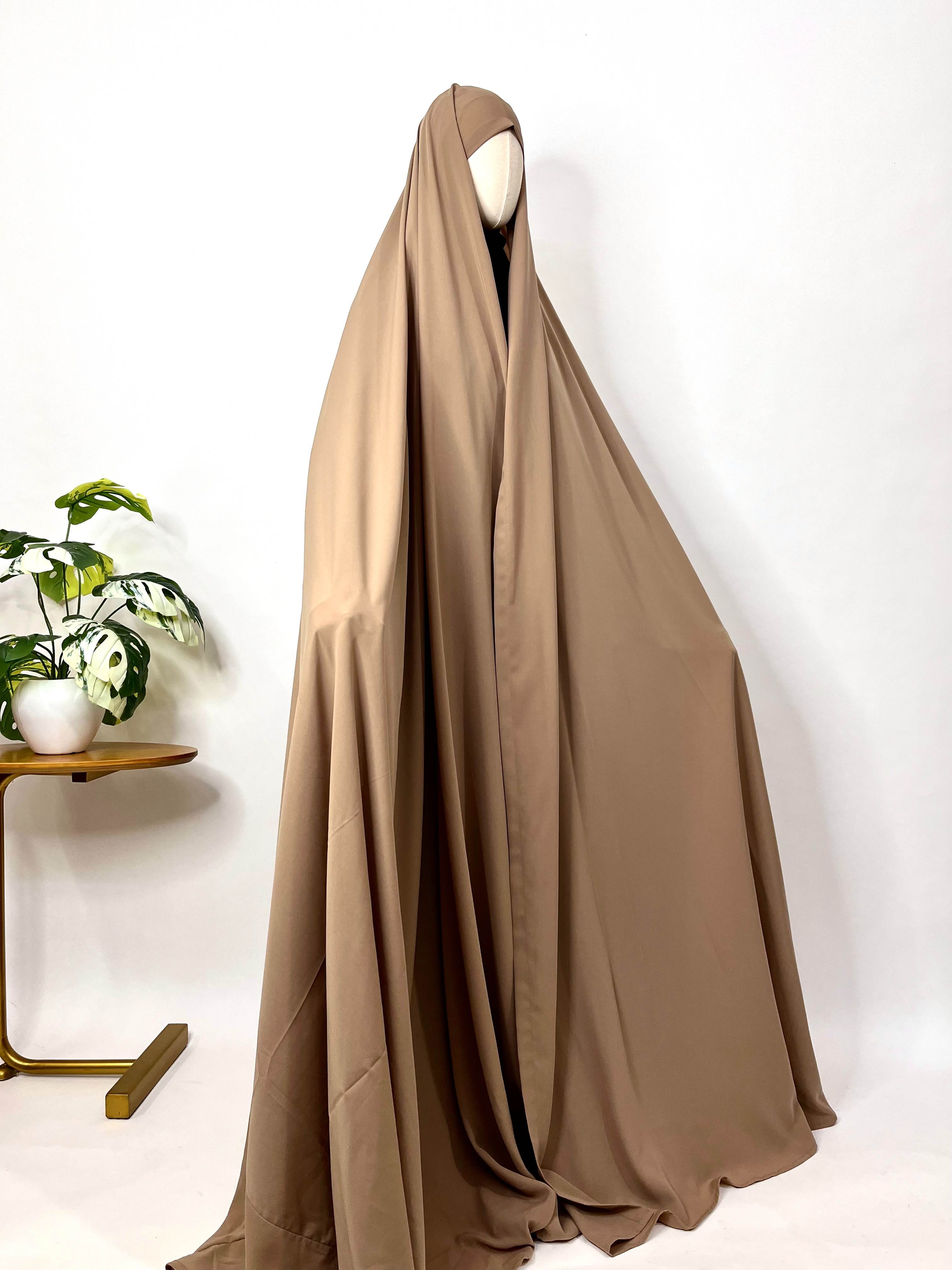 Beige Irani Chadar Without Sleeves