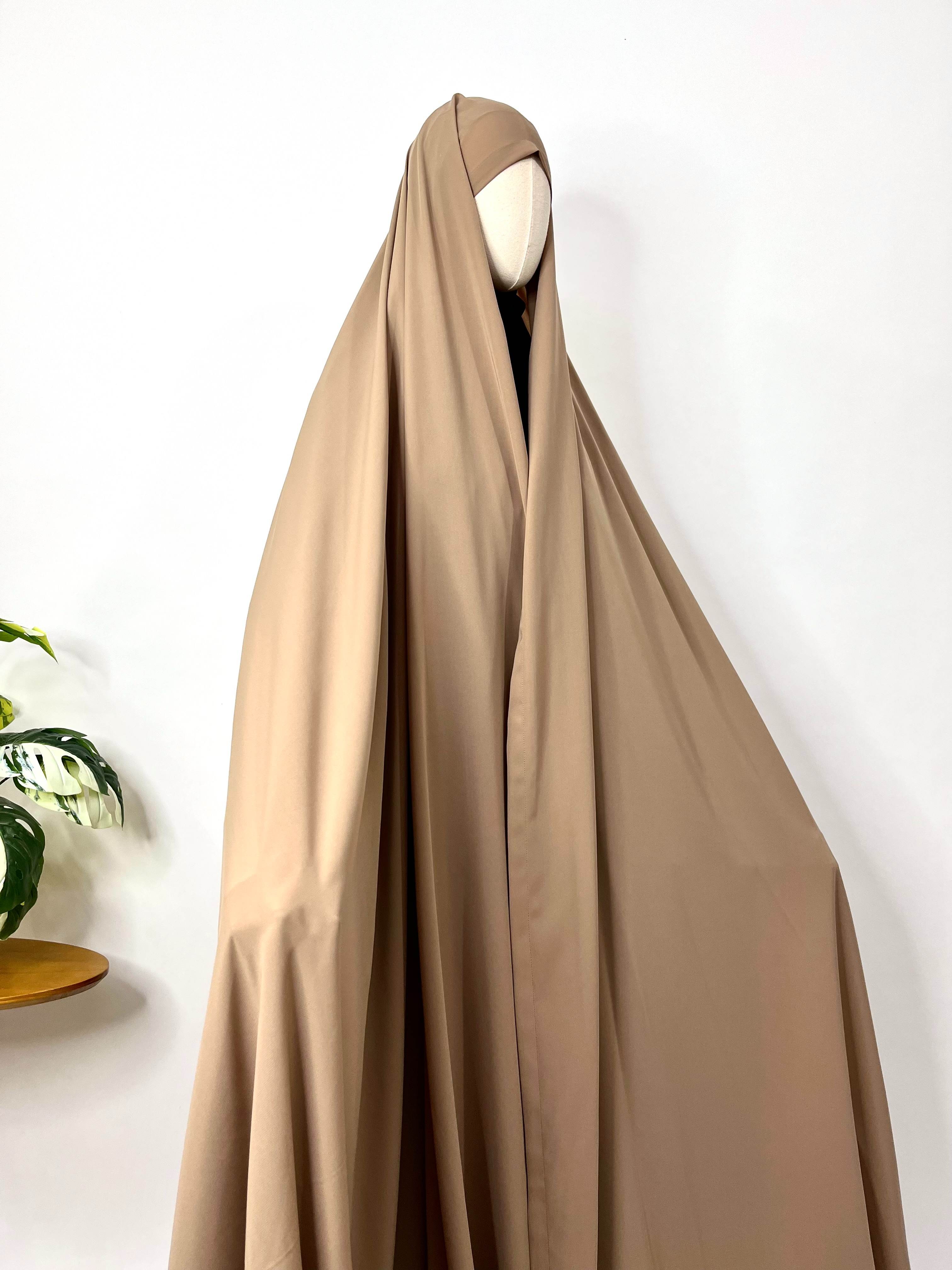 Beige Irani Chadar Without Sleeves