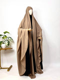 Beige Irani Chadar Without Sleeves