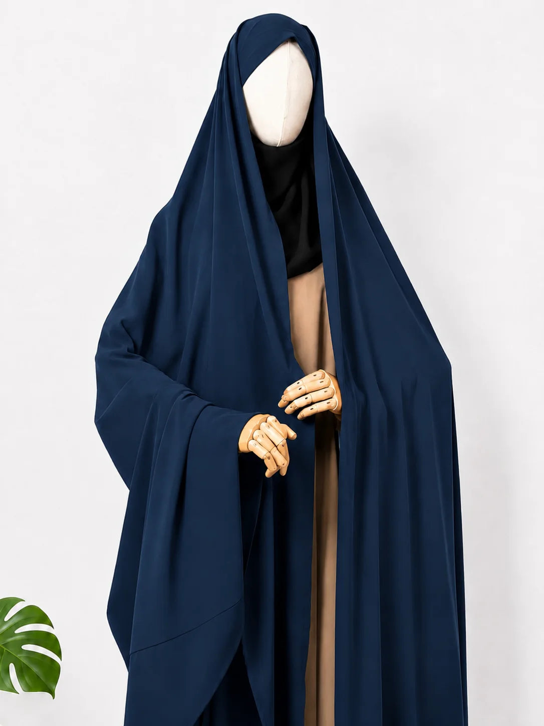 Crystal Blue Irani Chadar Without Sleeves