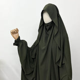 Two Pc Jilbab With Flap
