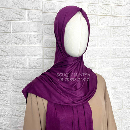 Bamboo Jersey Hijab