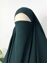 Hunter Green Diamond Khimar