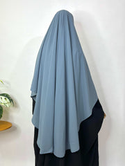 Grey Round Khimar