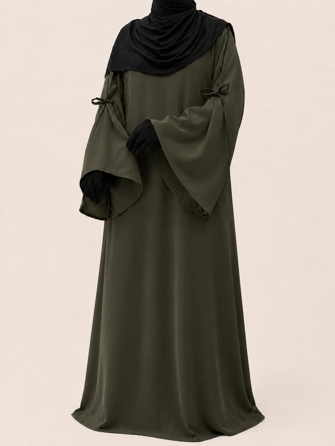 Olive Laiba Basic Abaya
